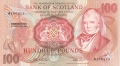 Bank Of Scotland Higher Values 100 Pounds,  9. 2.1994